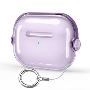 HEIGKOIK AirPods Pro2 P[X NA AirPods Pro 2/1 P[X 2023/2022/2019 p TPU یP[X bNt LED ϏՌ قՂ2P[X CX[dΉ Jrit X^h@\t 