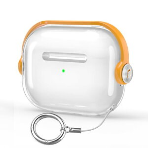 HEIGKOIK AirPods Pro2 P[X NA AirPods Pro 2/1 P[X 2023/2022/2019 p TPU یP[X bNt LED ϏՌ قՂ2P[X CX[dΉ Jrit X^h@\t