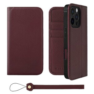 HANATORA iPhone16Pro �P�[�X �蒠�^ �{�v �X�}�z�P�[�X �X�}�z �X�^���h �X�g���b�v �t�� �V�������N�J�[�t���U�[ �M�t�g �x���g�Ȃ� �}�O�l�b�g�Ȃ� ���C�� H0XA-16Pro-Wine �M�t�g �a�����M�t�g ����