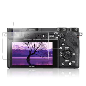対応 SONY α6400 / α6500 / α6300 / α6000 / α5100 保護フィルム ガラスフィルム 2枚日本製素材旭硝子製 表面硬度9H 対応 ソニー α6400 / α6500 / α6300 / α6000 / α5100 スクリーンプロテクター 液晶保護フィ