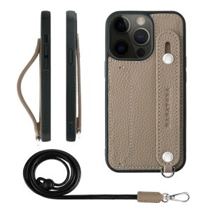 HANATORA iPhone13Pro �P�[�X �{�v �ϏՌ� �w�ʃx���g �X�g���b�v�����O �X�}�z�P�[�X �X�}�z �X�^���h�@�\ �l�b�N�X�g���b�v �t�� �J�[�h�|�P�b�g �V�������N���U�[ �M�t�g �O���[�W�� CGHGZ-13Pro-Gr