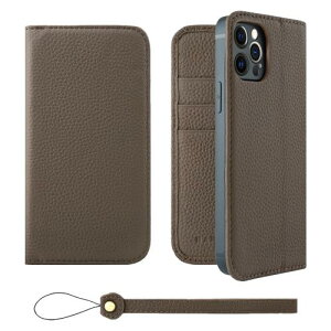 HANATORA iPhone12 12Pro P[X 蒠^ {v X}zP[X X}z X^h Xgbv t VNJ[tU[ Mtg xgȂ }OlbgȂ g[v H0XA-12Pro-Taupe Mtg aMtg 
