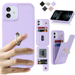 Cavor iPhone12 Pro iPhone12 スマホケース 背面ポケット付き iPhone12 手帳型ケースiPhone12 Pro 手帳ケース カードポケット上下開iPhone12 携帯ケースRFID機能軽量 薄型 落下防止 iPhone12 Pro 財布型ケース iPhon