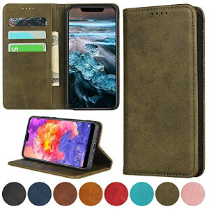 Jaorty Huawei P30 Pro �P�[�X �蒠�^ �X�}�z�P�[�X P30 Pro �g�уJ�o�[ �t�@�[�E�F�C p30 pro �J�o�[ Huawei P30 Pro �蒠�^ �P�[�X�l�C �����}�O�l�b�gPU������v ���z�^ �J�[�h���[ �X�^���h�@�\-�O���[��