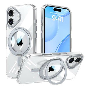 iPhone 16 Kp P[X MagsafeΉ ACtH16 Jo[ 360°]X^h Uovon X}zP[X ACz16 gуP[X CX[d ԍڃz_[ Ή Xgbvt  wh~ ?h~ E