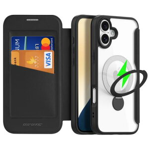 JCGOOD iPhone 16 ケース 手帳型 MagSafe対応 多機能スタンド回転対応 いphone 16 ケース 手帳 カード収納 アイフォン 16 ケース マグセーフ ワイヤレス充電 カード入