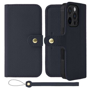 HANATORA iPhone16ProMax �P�[�X �蒠�^ �{�v �X�}�z�P�[�X �X�}�z �X�^���h �X�g���b�v �t�� �V�������N�J�[�t���U�[ �M�t�g �x���g���� �}�O�l�b�g�Ȃ� �l�C�r�[ H1SPB-16ProMax-Navy �M�t�g �a�����M�t