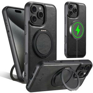 JCGOOD iPhone 13 Pro �P�[�X360�x��]�X�^���h�B�����[�����@�\�����O��̌^���c�����p�x������phone13 Pro �P�[�XMagSafe�Ή��}�O�l�b�g���ڃA�C�t�H��13 Pro �J�o�[����~�� ���C�����X�[�d�X�g���b