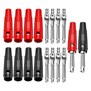 Cleqee 4mm ��d�� �X�^�b�J�u���o�i�i�v���O 32A �l�W�� ���͂� �o�i�i�R�l�N�^ �A�_�v�^ �d�C�����p