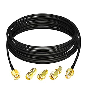 Cleqee SMAIX-SMAX RFP[u bL RG174Aei 5m P[u 3DRS@p RF قȂSMAA_v^[3t 3G 4G LTEAei AeiP[u