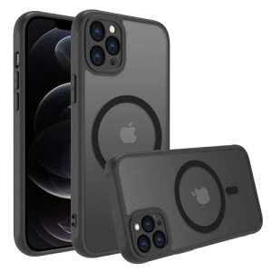 iPhone 12 Pro Max P[X  pc ϏՌ MagsafeΉ }bg y ^ ČRMILKi Xgbvz[t CX[dΉ X}zJo[ EUMADOVE (ubN, iPhone 12 Pro Max)