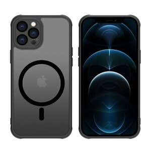 iPhone 12 Pro P[X  pc ϏՌ MagsafeΉ }bg y ^ ČRMILKi Xgbvz[t CX[dΉ X}zJo[ EUMADOVE (ubN, iPhone 12 Pro)