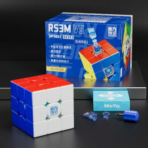 Moyu RS3M V5 ���� 3x3x3 ���Z�p�L���[�u 9�K�e������ �t���X�g �X�e�b�J�[���X �������Ҍ��� �����ŃX���[�Y3x3�L���[�u �v���I��WCA������ �}�O�l�b�g��