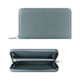 [HANATORA] 本革 長財布 シュリンクレザー ファスナー チャック ジッパー 薄型 スリム カードケース レディース メンズ サイフ 通帳入れ 札入れ シンプル ウォレット