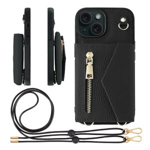 HANATORA iPhone15 �P�[�X �V�����_�[ �{�v �V�������N���U�[ �ϏՌ� �X�}�z�P�[�X �X�}�z �V�����_�[�X�g���b�v �t�� �t�@�X�i�[ �X�}�z�V�����_�[ �J�o�[ �J�[�h�|�P�b�g �J�[�h���[ ���K���� 