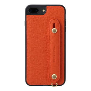 HANATORA iPhone8Plus �P�[�X �{�v �ϏՌ� �w�ʃx���g �X�g���b�v�����O �X�}�z�P�[�X �X�}�z �X�^���h�@�\ �K���X�t�B���� �t�� �T�t�B�A�[�m ���U�[ �M�t�g �}�O�l�b�g�Ȃ� �I�����W XGH-8P-Orange