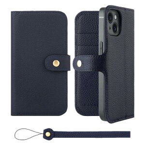 HANATORA iPhone15 �P�[�X �蒠�^ �{�v �X�}�z�P�[�X �X�}�z �X�^���h �X�g���b�v �t�� �V�������N�J�[�t���U�[ �M�t�g �x���g���� �}�O�l�b�g�Ȃ� �l�C�r�[ H0XB-15-Navy �M�t�g �a�����M�t�g ���� 