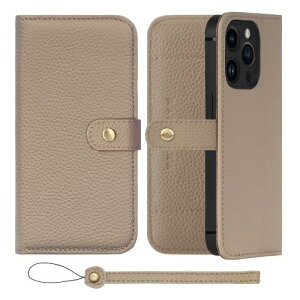HANATORA iPhone15Pro �P�[�X �蒠�^ �{�v �X�}�z�P�[�X �X�}�z �X�^���h �X�g���b�v �t�� �V�������N�J�[�t���U�[ �M�t�g �x���g���� �}�O�l�b�g�Ȃ� �O���[�W�� H1SPB-15Pro-Grege �M�t�g �a�����M�t