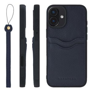 HANATORA iPhone16Plus �P�[�X �{�v �ϏՌ� �o���p�[�^ �X�}�z�P�[�X �X�}�z �X�g���b�v �t�� �V�������N���U�[ �M�t�g �l�C�r�[ CPGGZ-16Plus-Navy