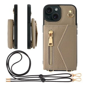 HANATORA iPhone15 �P�[�X �V�����_�[ �{�v �V�������N���U�[ �ϏՌ� �X�}�z�P�[�X �X�}�z �V�����_�[�X�g���b�v �t�� �t�@�X�i�[ �X�}�z�V�����_�[ �J�o�[ �J�[�h�|�P�b�g �J�[�h���[ ���K���� 