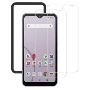 Arrows We FCG01 F-51B A101FC 用 ガラスフィルム 強化 ガラス 液晶 保護 フィルム 硬度9H 耐衝撃 高透過率 自動吸着 気泡防止 飛散防止 撥水撥油 ガイド枠付き 2枚セット SMPURF SPSAWE