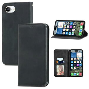 iPhone 16E �P�[�X �蒠�^ �A�C�z��16e �蒠�^�P�[�X �A�C�t�H��16e �����ق�16e �J�o�[ ���@�\ ���z�^ �J�[�h���[ �X�^���h�@�\�t�� 360�x�ی� �ϏՌ� �g�уJ�o�[ 6�F WEK IP16EPT (�u���b�N)