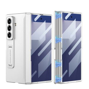 Galaxy Z Fold7 �P�[�X �K���X�t�B�����t�� Samsung �M�����N�V�[Z �t�H�[���h7 / SC-56F / SCG34 �p �J�o�[ �q���W�ی� �J���������Y�ی� �S�ʕی� Uovon �X�}�z�P�[�X �X�^���h�t�� �X�g���b�v���t�� ��