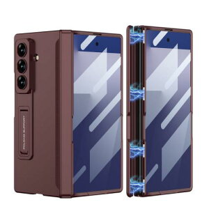 Galaxy Z Fold7 �P�[�X �K���X�t�B�����t�� Samsung �M�����N�V�[Z �t�H�[���h7 / SC-56F / SCG34 �p �J�o�[ �q���W�ی� �J���������Y�ی� �S�ʕی� Uovon �X�}�z�P�[�X �X�^���h�t�� �X�g���b�v���t�� ��