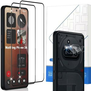 LAYJOY Ή Nothing Phone 3a KXtC2* tB + 2* YیtB ϏՌEdx9H Sʕی CAX z \₷ Nȉ掿  ڂɗD wh~ Uh~ XN