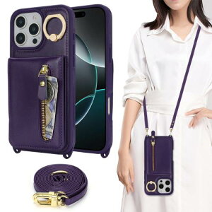 iPhone 16 Pro �P�[�X �V�����_�[ �X�g���b�v�t�� �V�����_�[�P�[�X �w�ʃt���b�v �㉺�J �蒠�^ �A�C�t�H�� 16 �v�� �����O�t�� �J�o�[ �A�C�z�� 16 pro �X�}�z�P�[�X ��phone 16 pro �g�уJ�o�[ case 