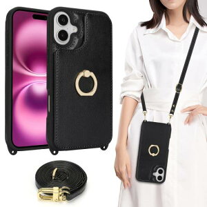 iPhone 16 Plus �P�[�X �V�����_�[ �����O�t�� �X�g���b�v �V�����_�[�P�[�X �|�V�F�b�g �A�C�t�H�� 16 �v���X �����O�t�� �J�o�[ �A�C�z��16plus ��phone 16 plus �g�уJ�o�[ case �K�p iCoverCase �J�[�h 