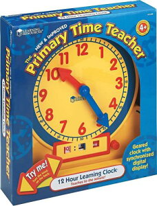 [jO \[V[Y Primary Time TeacherTM 12-Hour Learning Clock(R) fW^AiO wKv fp LER 2996