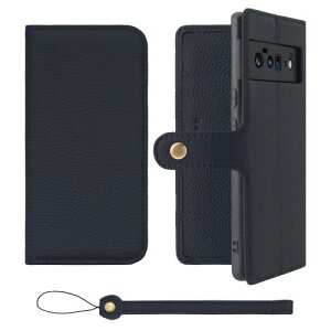 HANATORA Google Pixel 6Pro �P�[�X �蒠�^ �{�v �X�}�z�P�[�X �X�}�z �X�^���h �X�g���b�v �t�� �V�������N�J�[�t���U�[ �M�t�g �x���g���� �}�O�l�b�g�Ȃ� �l�C�r�[ H0XB-GP6Pro-Navy �M�t�g �a�����M�t