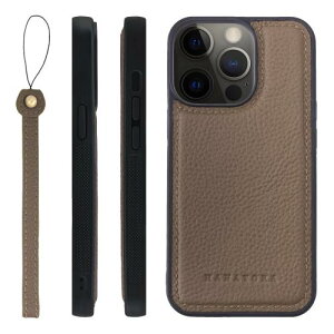 HANATORA iPhone13Pro �P�[�X �{�v �ϏՌ� �o���p�[�^ �X�}�z�P�[�X �X�}�z �X�g���b�v �t�� �V�������N���U�[ �M�t�g �g�[�v SPGGZ-13Pro-Taupe
