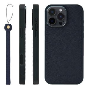HANATORA iPhone16ProMax �P�[�X ���͋��� MagSafe �Ή� �{�v �ϏՌ� �o���p�[�^ �X�}�z�P�[�X �X�}�z �X�g���b�v �t�� �V�������N���U�[ �M�t�g �}�O�Z�[�t�Ή� �l�C�r�[ UMSGZ-16ProMax-Navy