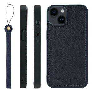 HANATORA iPhone14 �P�[�X ���͋��� MagSafe �Ή� �{�v �ϏՌ� �o���p�[�^ �X�}�z�P�[�X �X�}�z �X�g���b�v �t�� �V�������N���U�[ �M�t�g �}�O�Z�[�t�Ή� �l�C�r�[ UMSGZ-14-Navy