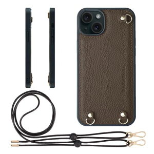 HANATORA iPhone15Plus P[X MagSafe Ή {v ϏՌ op[^ X}zP[X X}z L[Ot V_[Xgbvt VNU[ Mtg }OZ[tΉ g[v D3GZ-15Plus-Taupe