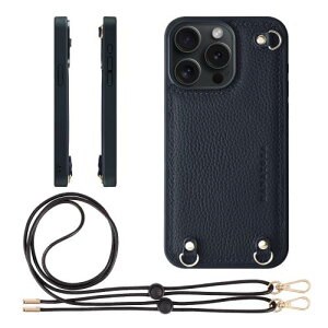 HANATORA iPhone15Promax �P�[�X MagSafe �Ή� �{�v �ϏՌ� �o���p�[�^ �X�}�z�P�[�X �X�}�z �V�����_�[�X�g���b�v �t�� �V�������N���U�[ �M�t�g �}�O�Z�[�t�Ή� �l�C�r�[ D3GZ-15Promax-Navy