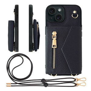 HANATORA iPhone15 �P�[�X �V�����_�[ �{�v �V�������N���U�[ �ϏՌ� �X�}�z�P�[�X �X�}�z �V�����_�[�X�g���b�v �t�� �t�@�X�i�[ �X�}�z�V�����_�[ �J�o�[ �J�[�h�|�P�b�g �J�[�h���[ ���K���� 