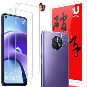 2+2���Z�b�gRedmi Note 9T 5G �K���X�t�B�����i2���j+�J�����t�B�����i2��) Redmi Note 9T 5G �p�� �ی�t�B���� �����t���ی�t�B���� �����^�b�`�\�t��/�C�A�[��/�P�[�X�Ɗ�����/�d�x9H/��U�h�~/�w