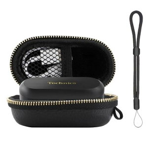 For Technics EAH-AZ100 �P�[�X �ی�J�o�[ ���[�o�b�O [HVUYAL] ������ �S�ʕی� �y�� ����E�Ռ��ɋ��� �L�������O�P�[�X���C�����X�C���z�� �K�W�F�b�g�ۊǂɓK�p �����^�ѕ֗�(�u���b�N)