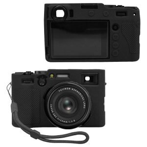 For Fujifilm X100VI P[X یJo[ [HVUYAL]VRP[X ɂ _炩ȃVJQ̃X|[cN[ȃfUC Ռ z X \tg P[XJo[ h~ی(ubN)