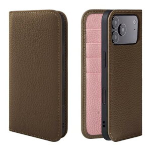 HANATORA iPhone�p 17ProMax �P�[�X �蒠�^ �{�v �X�}�z�P�[�X �X�}�z �X�^���h �R�[�h�z���_�[ �t�� �V�������N�J�[�t���U�[ �M�t�g �}�O�l�b�g�Ȃ� �g�[�v + �s���N PH-17ProMax-Taupe-PK �M�t�g �a����