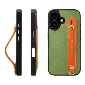 HANATORA iPhone�p 17 �P�[�X �{�v �ϏՌ� �w�ʃx���g �X�}�z�P�[�X �X�}�z �X�^���h�@�\ �l�b�N �X�g���b�v �t�� �G���{�X���U�[ �M�t�g �}�O�l�b�g�Ȃ� ���F�[���N���P�b�g+�I�����W NGH-17-VertCriq