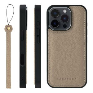 HANATORA iPhone16ProMax �P�[�X MagSafe �Ή� �{�v �ϏՌ� �o���p�[�^ �X�}�z�P�[�X �X�}�z �X�g���b�v �t�� �V�������N���U�[ �M�t�g �}�O�Z�[�t�Ή� �O���[�W�� SMSGZ-16ProMax-Grege