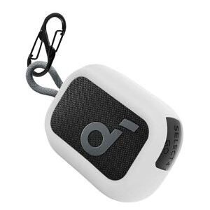 For Anker Soundcore Select 4 Go �P�[�X [HVUYAL]�V���R���� �y�� �L�Y�h�~ �h�o �����ɂ��� �_�炩�ȃV���J�Q�� �Ռ� �z�� Anker Soundcore Select 4 Go �J�o�[ �����h�~�ی�(�z���C�g)