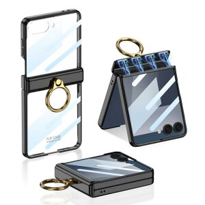 Galaxy Z Flip7 P[X NA TuʕیtBt Samsung MNV[Z tbv7 / SC-55F / SCG35 p Jo[ Ot X^h@\ Uovon X}zP[X qWی Xgbvt dC