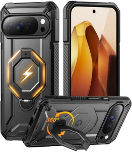 TONGATE Google Pixel 10/Pixel 10 Pro P[X 360°]}OlbgX^ht MagSafeΉ ~߃GbW  RpKiی Google 10Pro X}[gtHP[XAubN