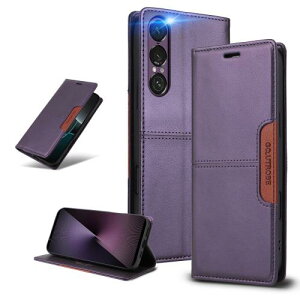 UnivoColors Sony Xperia 1VIIiSO-51F/SOG15jP[X 蒠^  z^ gуJo[ RFIDubLO J[h[ }OlbgJ X^h@\ Sʕی Jی Ռz(p[v)