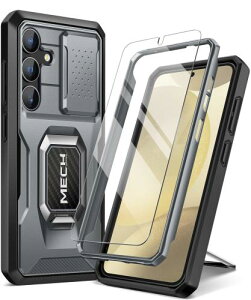 Tongate Samsung Galaxy S24 Plus �P�[�X�A�����K���X���X�N���[���v���e�N�^�[�t�A�S�g�ی�A�R�p���̑ϐk Galaxy S24 + Plus �g�уP�[�X�i2024�j�����O�u���P�b�g�ƃX���C�h�J�����J�o�[��������A�O��